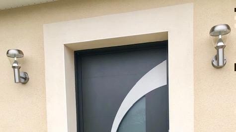 Porte 1 vantail Alu