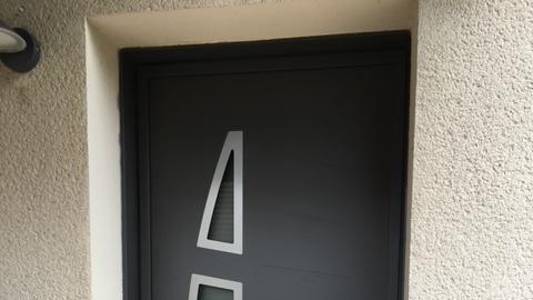 Porte 1 vantail Alu