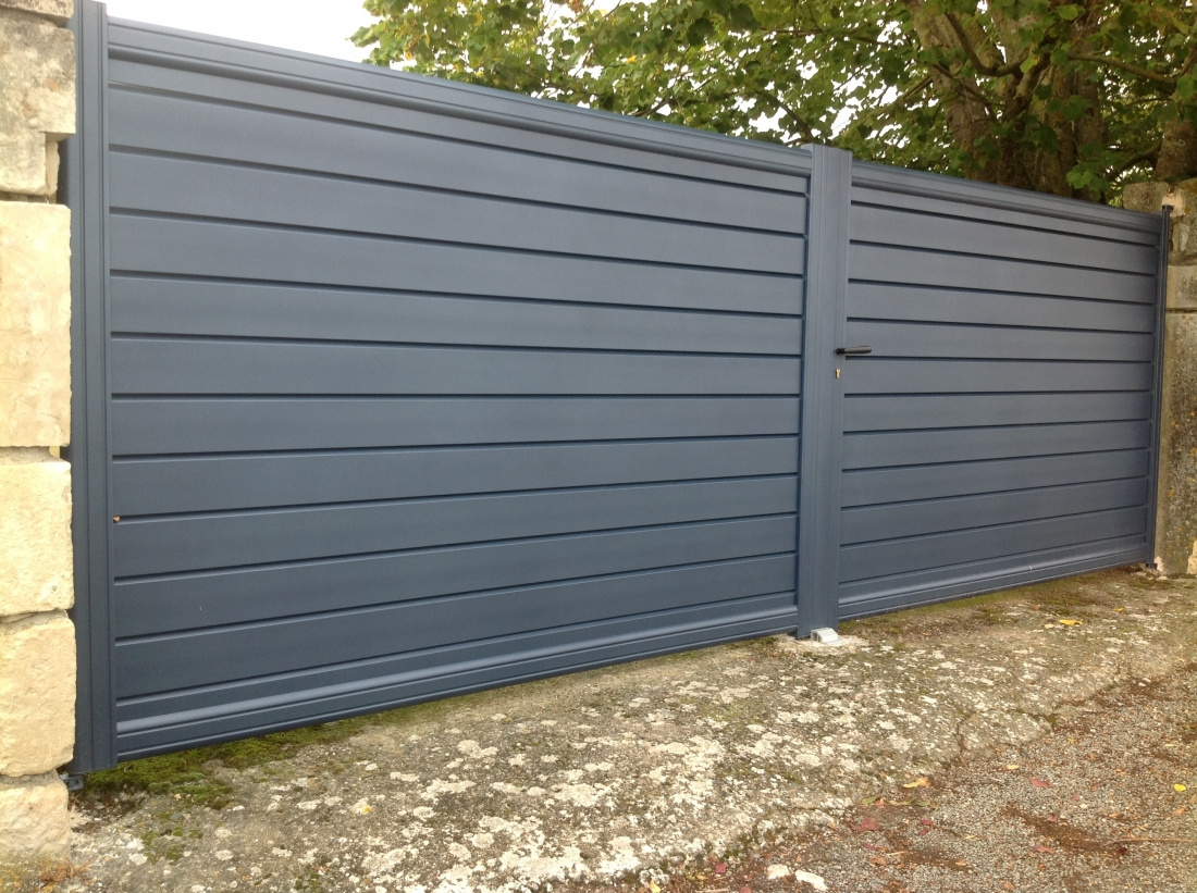 portail &agrave; double battant