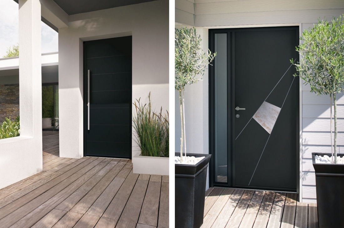 porte d'entrée contemporaine